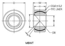 Lade das Bild in den Galerie-Viewer, Kawasaki KX80 1983-1987 Drehmomentarm-Gelenklager P/N 59266-1013
